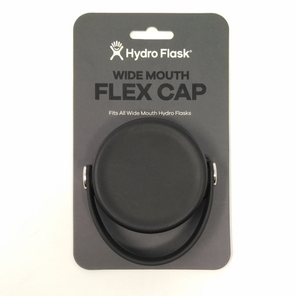 Hydro Flask Wide Mouth Black Flex Cap NWT - Picture 2 of 3